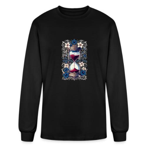 Our Moments Defy Time Hourglass Gifts T-Shirt - Men's Long Sleeve T-Shirt