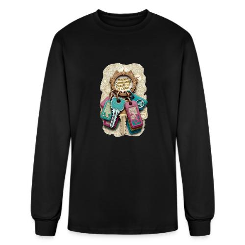 Minivan Commander T Shirt, Chauffeur of Chaos Mug - Men's Long Sleeve T-Shirt