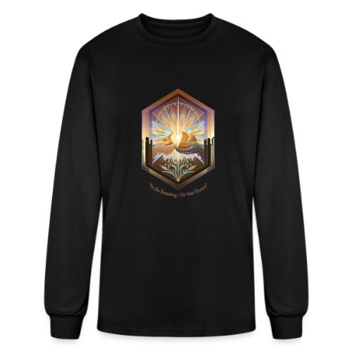 Easter In the Breaking He Was Known T Shirt, Gift - Men's Long Sleeve T-Shirt