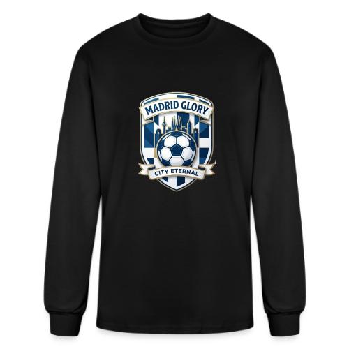 Madrid Skyline Glory T Shirt, Madrid Fan Gift - Men's Long Sleeve T-Shirt