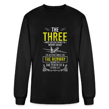 Flying Glider Glider Pilots - Men's Long Sleeve T-Shirt - black - Front