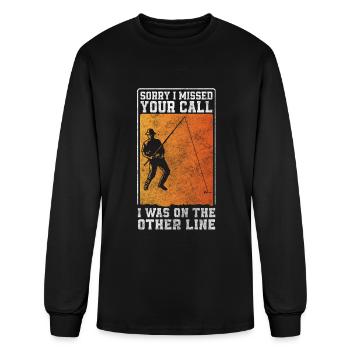 Fishing Petri Heil Fishing Hook Sport Fishing - Men's Long Sleeve T-Shirt - black - Front