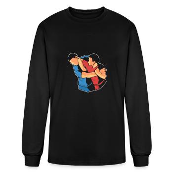 Krav Maga Self defense Black Belt Gift - Men's Long Sleeve T-Shirt - black - Front