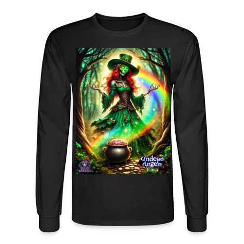 Fiona Undead Angel Leprechaun Queen #DFZ-004B - Men's Long Sleeve T-Shirt