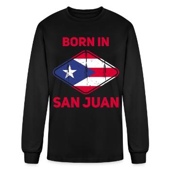 San Juan - Men's Long Sleeve T-Shirt - black - Front