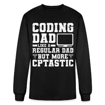 Clinical Coding Specialist | Hospital Gifts - Men's Long Sleeve T-Shirt - black - Front
