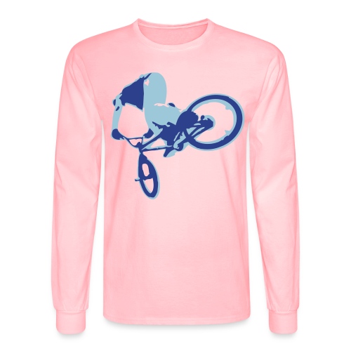 Extreme BMX Bike Flex Print Design - Men's Long Sleeve T-Shirt