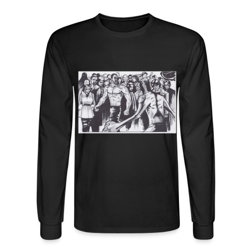 The Alley fight jpg - Men's Long Sleeve T-Shirt