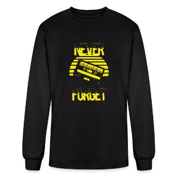 Never Forget - Men's Long Sleeve T-Shirt - black - Front