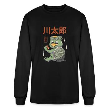 Yokai Turtle - Men's Long Sleeve T-Shirt - black - Front