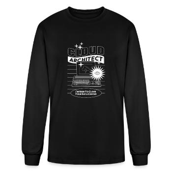 Retro computer technology - Men's Long Sleeve T-Shirt - black - Front