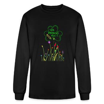 SAINT PATRICK DAY - Men's Long Sleeve T-Shirt - black - Front