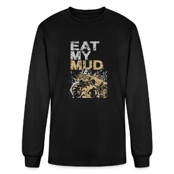 Mud Truck Eat My Mud Race - Men's Long Sleeve T-Shirt - black - Front