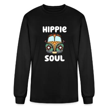 Hippie Soul - Men's Long Sleeve T-Shirt - black - Front