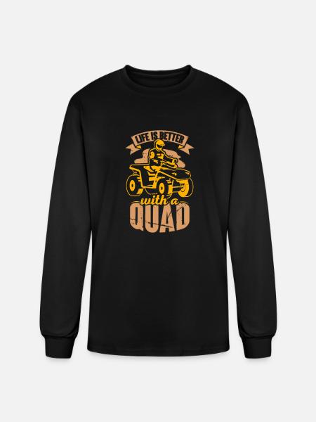 Quad Driver Offroad - Men's Long Sleeve T-Shirt - black