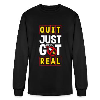 Cigarette No Smoking No Smoking - Men's Long Sleeve T-Shirt - black - Front