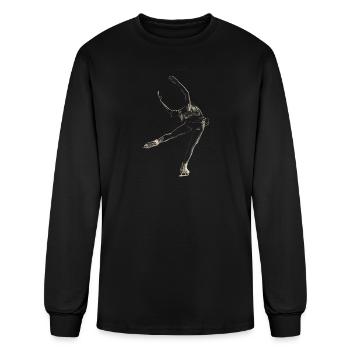 Ice Dancer - Men's Long Sleeve T-Shirt - black - Front