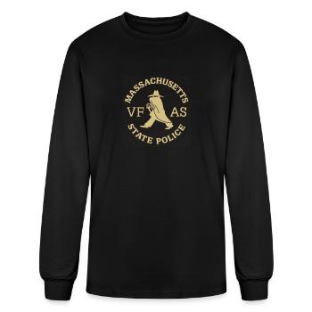 Massachusetts State Police - Men's Long Sleeve T-Shirt - black - Front