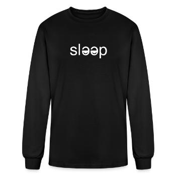 Sleep - Men's Long Sleeve T-Shirt - black - Front