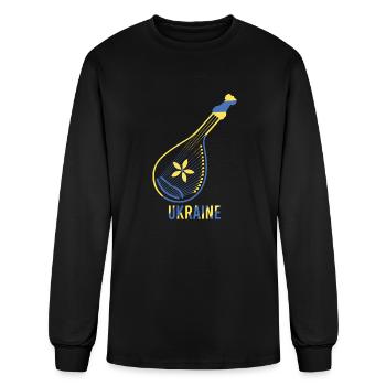 UKRAINE - Men's Long Sleeve T-Shirt - black - Front