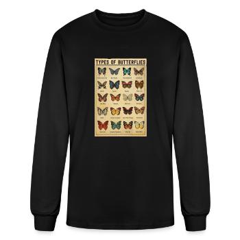 Beauty Flower Market Poster - Men's Long Sleeve T-Shirt - black - Front