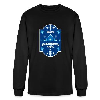 Joulutorttu Christmas Finland - Men's Long Sleeve T-Shirt - black - Front