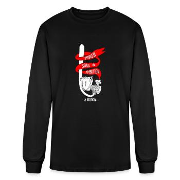Power Soul et Ambition CB 100 - T-shirt à manches longues Homme - noir - Devant