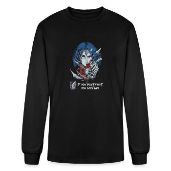 Eren Founder Titan - Men's Long Sleeve T-Shirt - black - Front