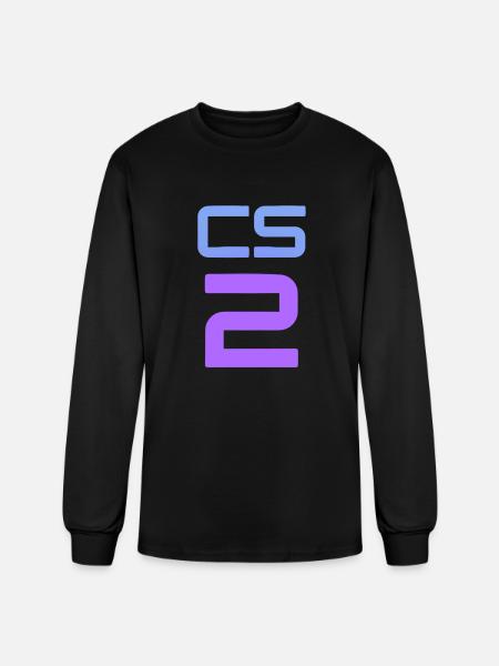 CS 2 - Men's Long Sleeve T-Shirt - black