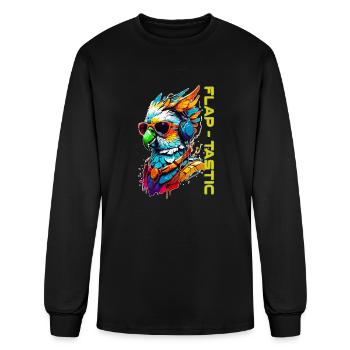 Flap Cockatoo - Men's Long Sleeve T-Shirt - black - Front