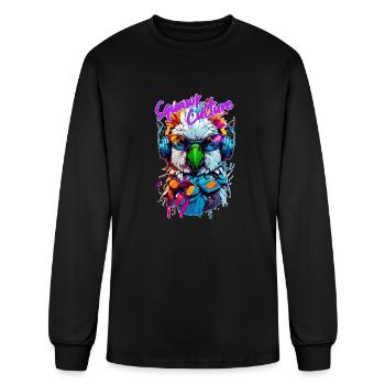 Squawk Cockatoo - Men's Long Sleeve T-Shirt - black - Front