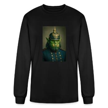 Imperial Orc General - Men's Long Sleeve T-Shirt - black - Front