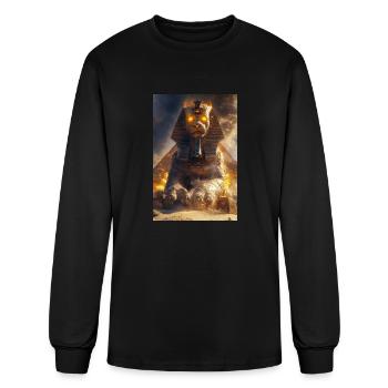 Awakened Sphinx of Fire - Men's Long Sleeve T-Shirt - black - Front