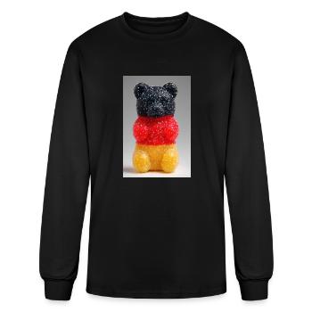 German Flag Gummy Bear - Men's Long Sleeve T-Shirt - black - Front
