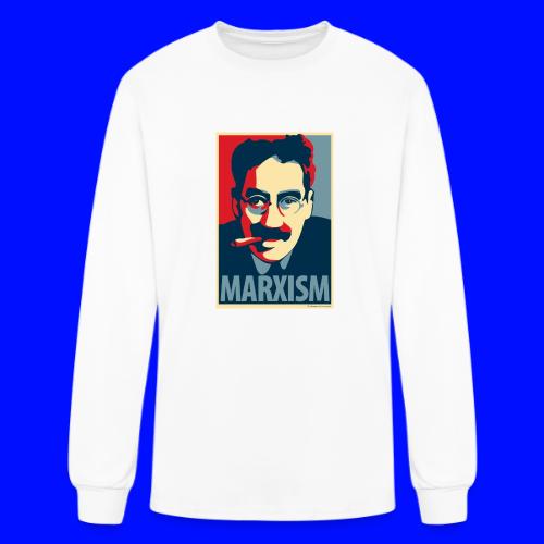 Marxism: Obama Poster Parody - Men's Long Sleeve T-Shirt