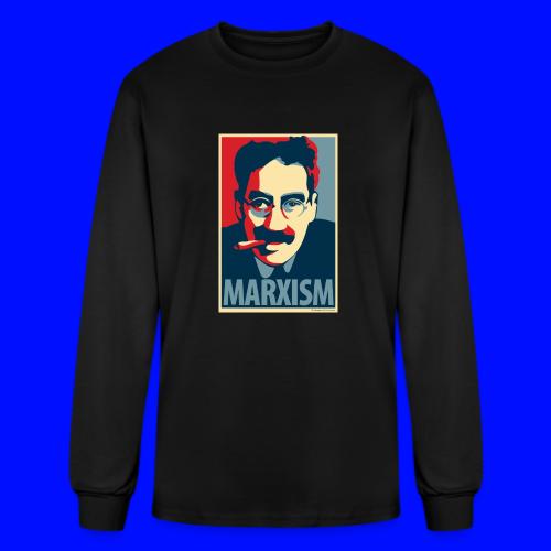 Marxism: Obama Poster Parody - Men's Long Sleeve T-Shirt