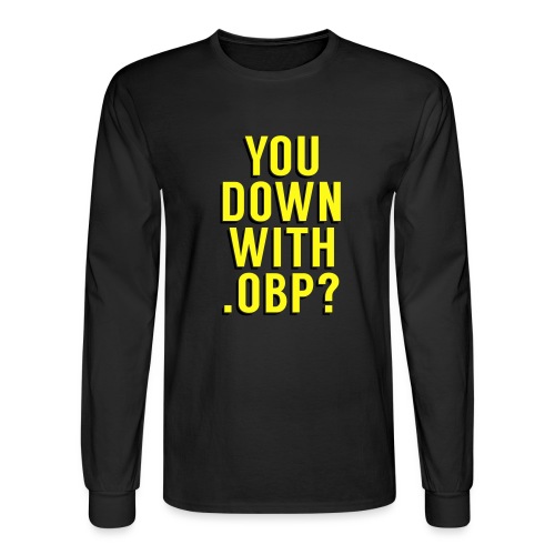 You Down with .OBP? (Detroit, Houston) - Men's Long Sleeve T-Shirt