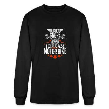 Motor Bike - Men's Long Sleeve T-Shirt - black - Front
