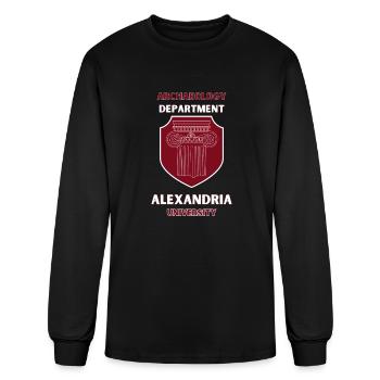 Archaeology Department Alexandria - Men's Long Sleeve T-Shirt - black - Front