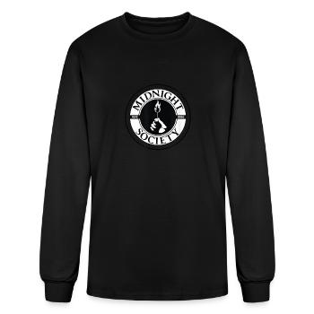 Midnight Society Center - Men's Long Sleeve T-Shirt - black - Front