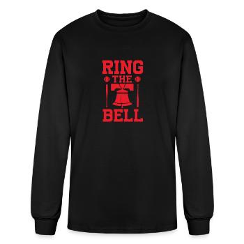 Ring The Bell - Men's Long Sleeve T-Shirt - black - Front