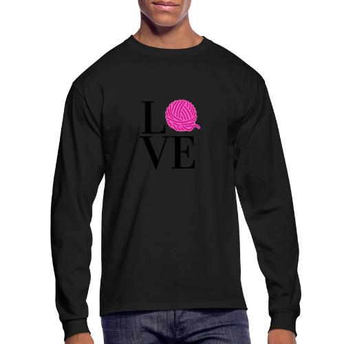 Love Yarn Pink - Men's Long Sleeve T-Shirt