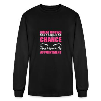 Happen by Appointment Licensed Aesthetician Gift - Men's Long Sleeve T-Shirt - black - Front
