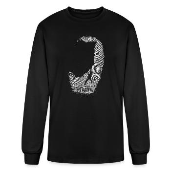 climbing dna - Men's Long Sleeve T-Shirt - black - Front