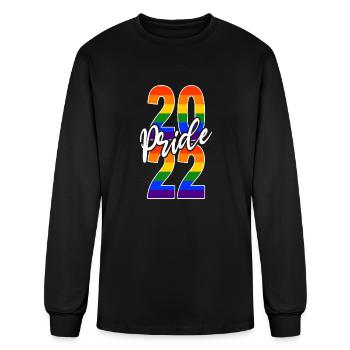 Gay Pride 2022 LGBTIQ Queer Demonstration - Men's Long Sleeve T-Shirt - black - Front