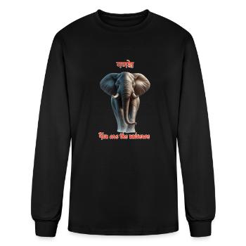 Ganesha - Men's Long Sleeve T-Shirt - black - Front