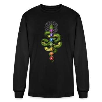 Kundalini Chakras - Men's Long Sleeve T-Shirt - black - Front