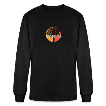 Majorca Mallorca Spain Artistic Vacation Souvenir - Men's Long Sleeve T-Shirt - black - Front