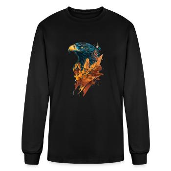 Eagle - Men's Long Sleeve T-Shirt - black - Front