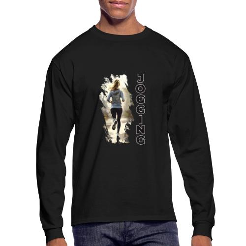 Jogging: Run into Motion - Men's Long Sleeve T-Shirt